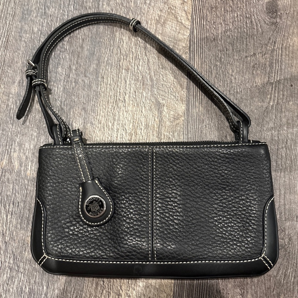 Vintage Dooney & Bourke Hand Bag All Weather Pebbled  Leather
